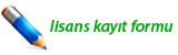 Lisans Kayıt Formu